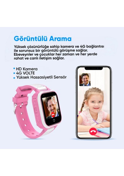 Akıllı Saat Çocuk Akıllı Saat 4g Görüntülü Görüşme Akıllı Çocuk Takip Saati Sim Kartlı Konum Takibi fırsatları