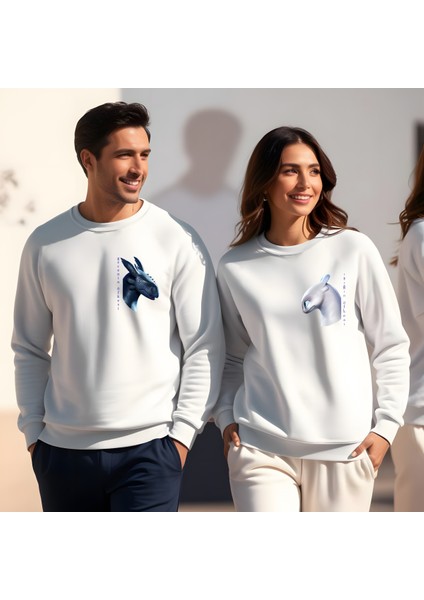 Ejderha Sevgililer Günü Slimfit Kapüşönlu Hoodie Erkek Sweatshirt 7002E