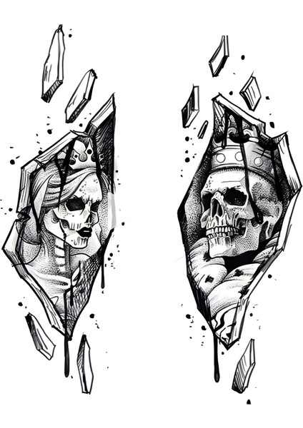 Iskelet Kral Sevgililer Günü Slimfit Kapüşönlu Erkek Sweatshirt 7014E modelleri