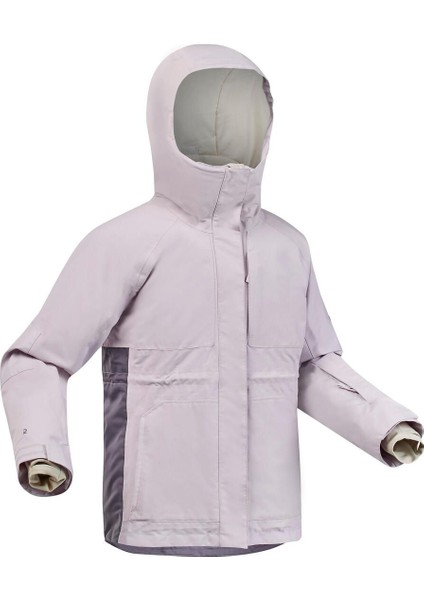 Su Geçirmez Sıcak Tutan Çocuk Kayak Snowboard Montu - Pembe - Snb 500