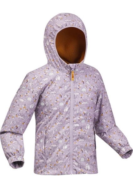 Çocuk Kışlık Mont Kar Montu Polarlı Su Geçirmez