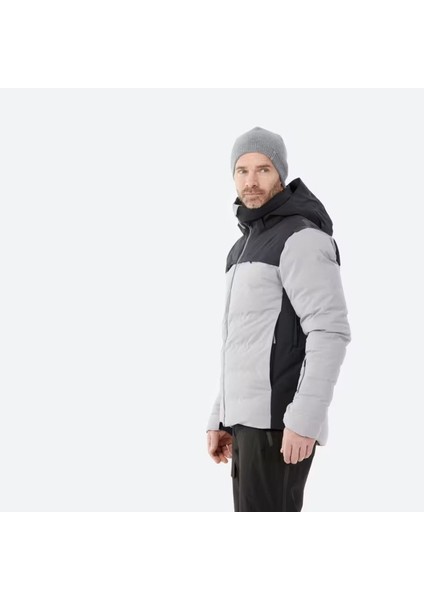 Erkek Şişme Kayak Montu - Gri/siyah - Warm 900 indirimleri