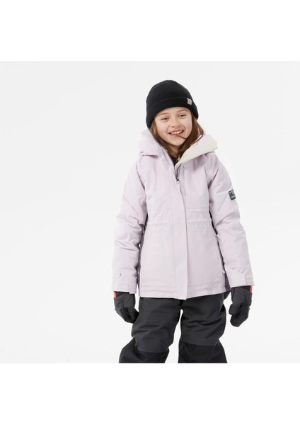 Su Geçirmez Sıcak Tutan Çocuk Kayak Snowboard Montu - Pembe - Snb 500 fiyatları