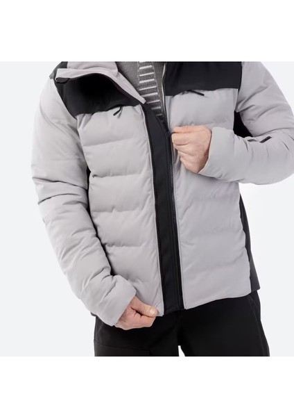 Erkek Şişme Kayak Montu - Gri/siyah - Warm 900 fiyatları