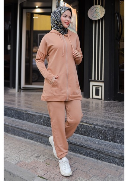 Rival Tunik Pantolon Ikili Takım 1340 - Vizon
