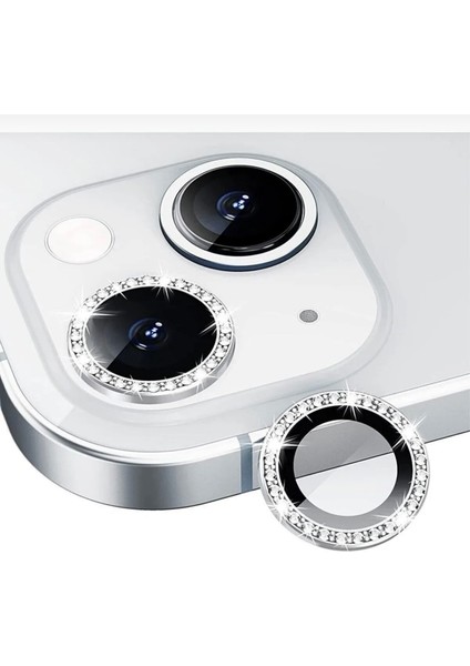 Apple iPhone 14/14 Plus Taşlı Sapphire Kamera Lens Koruyucu