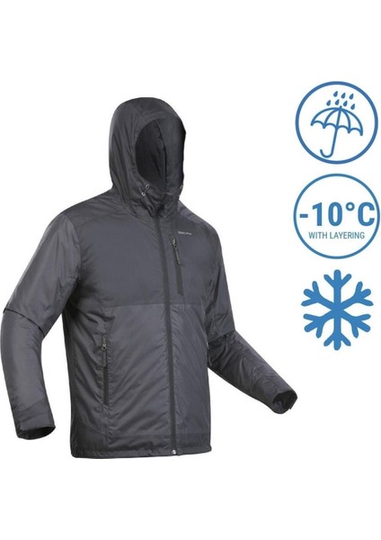 Erkek Su Geçirmez Outdoor Kar Montu / Kishk Mont - Siyah - SH500 - 10°c indirimleri