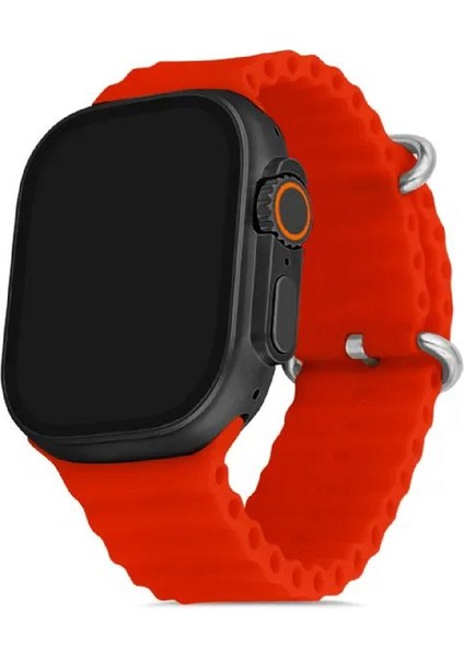 A8-A81PRO You Smart Black & Red Silicon Unisex Kol Saati