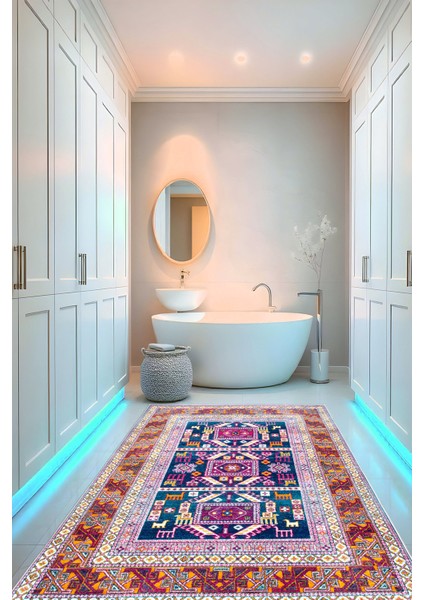 Dekoratif Özel Tasarım Yıkanabilir,ince, Kaymaz Tabanlı, Modern Halı KECE-FR71 fırsatları