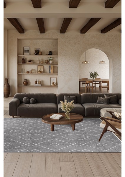 Dekoratif Özel Tasarım Yıkanabilir,ince, Kaymaz Tabanlı, Modern Halı KECE-FR63 modelleri