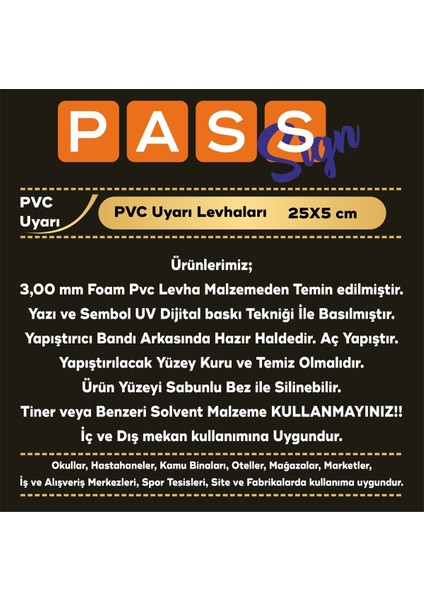 "for Pool Hygiene, Please Have Your Children Use The Restrooms - 25X35 cm Dekota fiyatları