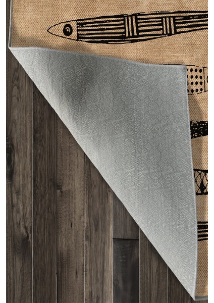 Dekoratif Özel Tasarım Yıkanabilir,ince, Kaymaz Tabanlı, Modern Halı WOOKECE1684 indirimleri