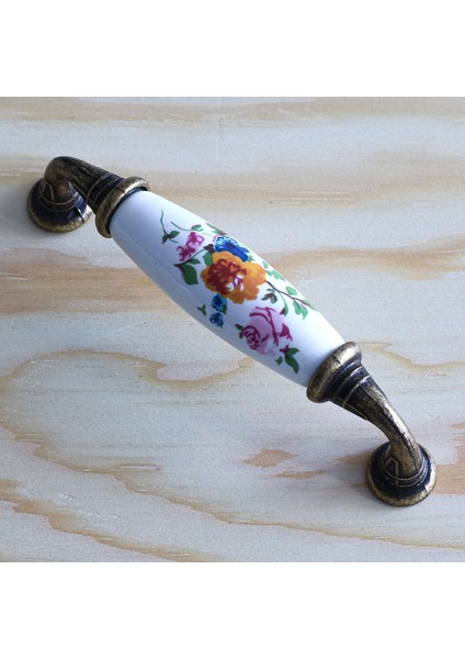 Mobilya Mutfak Çekmece Dolap Kapak Dolabı Kulbu Gerçek Porselen Kulpları Beyaz (96 Mm-9.6 Cm) indirimleri