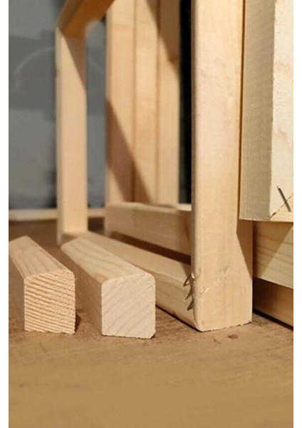 5li Set 20X20CM Tuval Şasesi Kasnak Punch Nakış Için Ahşap Şase