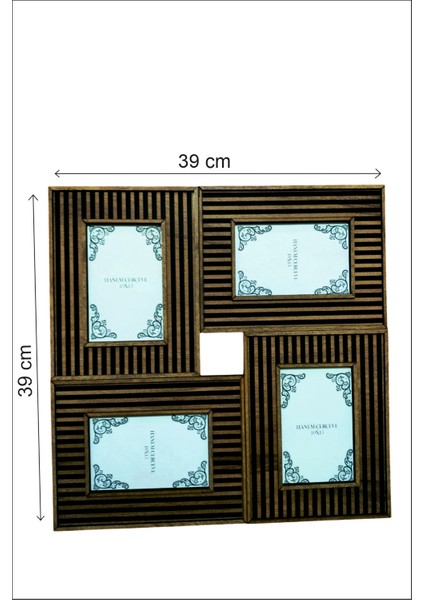 4'lü 10 x 15 cm Kolaj Fotoğraf Çerçevesi & Ahşap Mdf modelleri