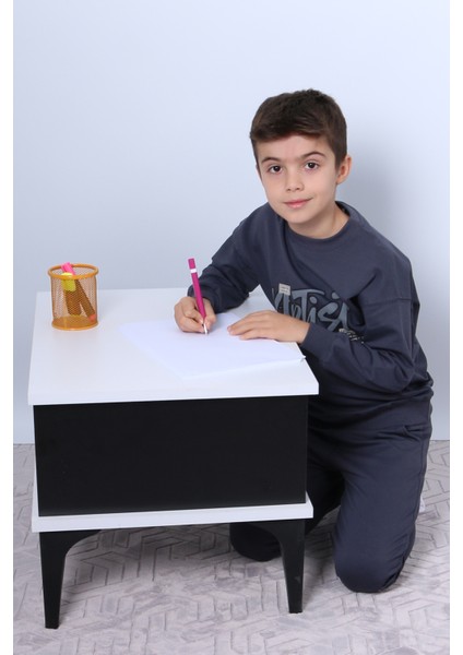 Erkek Çocuk Eşofman Takımı Kabartma Artist Baskılı Ribanalı F1