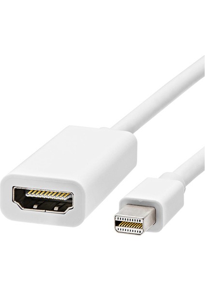 Mini Display Port Erkek To HDMI Dişi 15 cm Çevirici Kablo (4741)