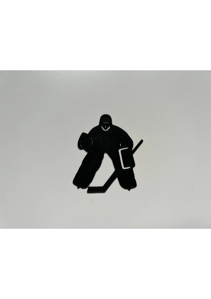 Dekoratif Korumalı Hokey Oyuncusu Duvar Figürü