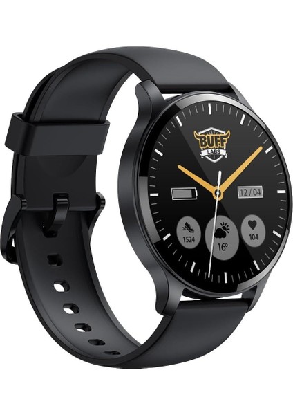 Labs Buff Akıllı Saat 1.43 Inç Büyük Ekran IP68 Spor Mod Bt5.2 Siyah, Buff Labs, 47MM