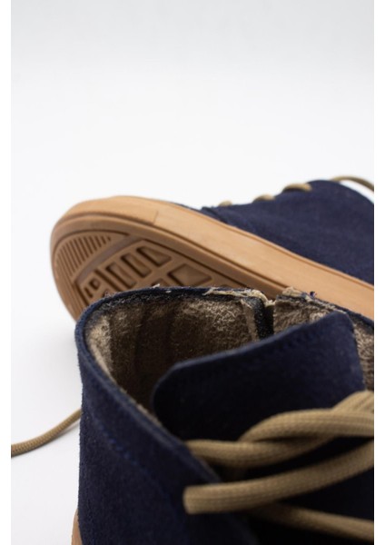 Bağcıklı Fermuarlı Deri Bebek Bot Lacivert fırsatları