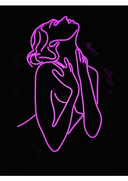Cizgineon Woman-Kadın Neon LED Duvar Dekarasyon fiyatları