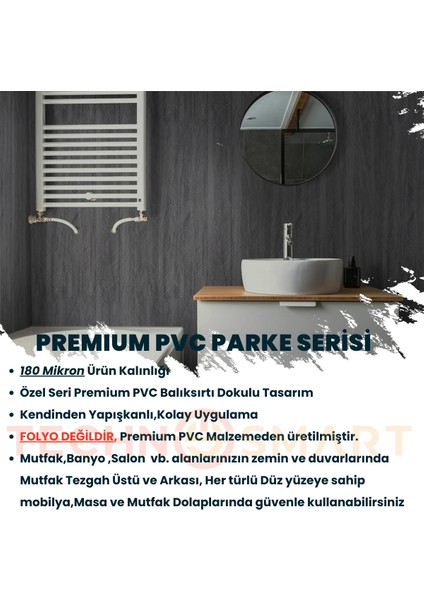 60×300 cm Kendinden Yapışkanlı Balıksırtı Desenli Premium Duvar Kağıdı Masa Dolap Kaplama indirimleri