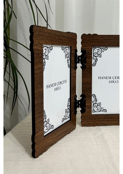 Mdf Ahşap Dikey 10 x 15 Menteşeli Dekoratif Fotoğraf Çerçevesi modelleri