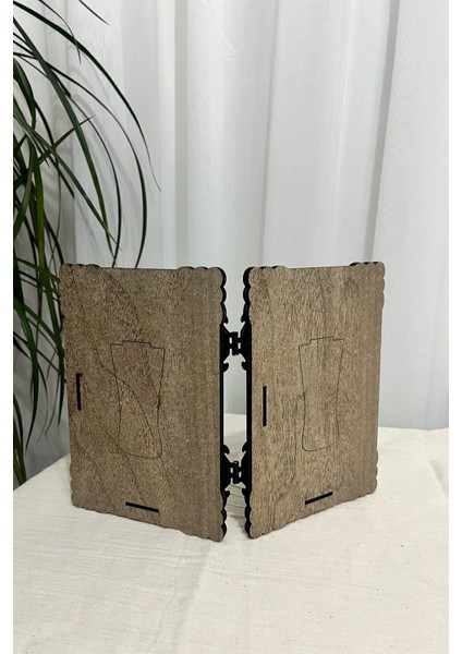 Mdf Ahşap Dikey 10 x 15 Menteşeli Dekoratif Fotoğraf Çerçevesi indirimleri