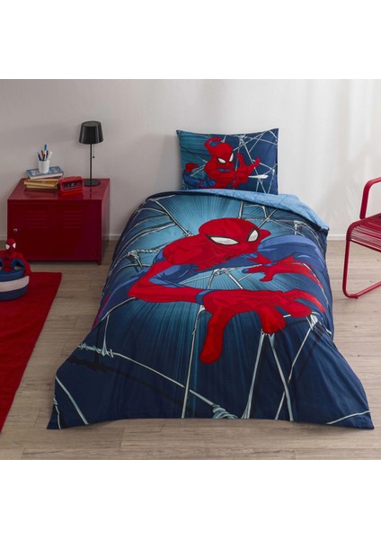Yeni Sezon Lisanslı Spiderman Rise Tek Kişilik Pamuk Nevresim Takımı