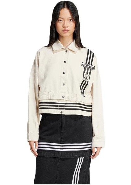 Kadın Çok renkli Ceket DENIM TRACK TOP JD5617 indirimleri