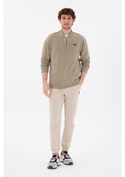 Erkek Açık Haki Sweatshirt 50293380-VR183 fırsatları