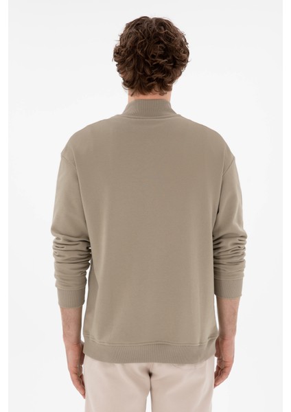Erkek Açık Haki Sweatshirt 50293380-VR183 indirimleri