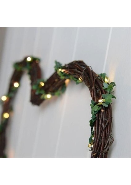 Buffer® Yapraklı Dekorlu 3 Metre Peri LED Pilli ışık Yılbaşı Aydınlatma