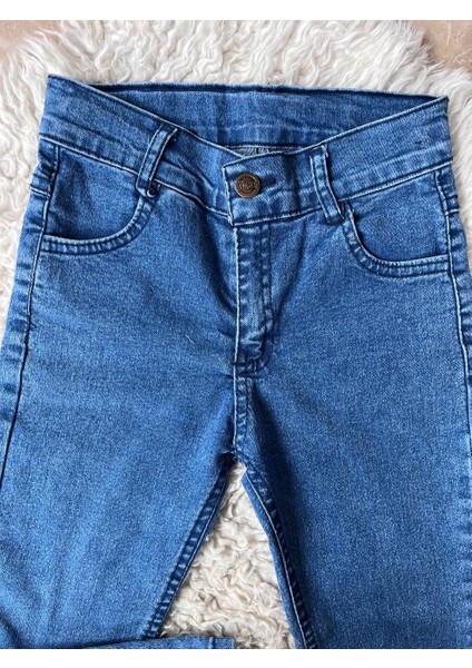 Unisex Çocuk Jean Pantolon Gizli Ayarlanabilir Bel Unisex Kot Pantolon indirimleri