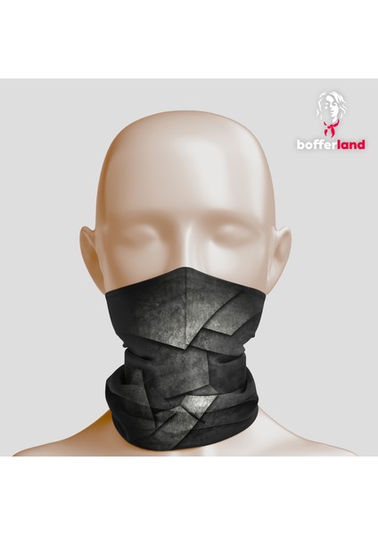 Grey Desen Buff Maske
