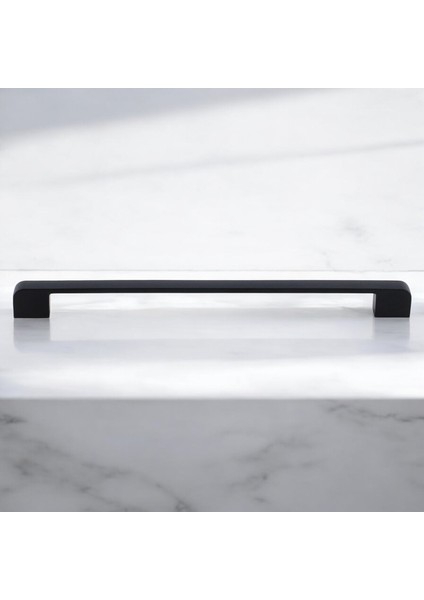 Metal Kulp 224 mm - 22.4 cm Mobilya Çekmece Mutfak Dolabı Dolap Kulpları Kulbu Siyah fırsatları