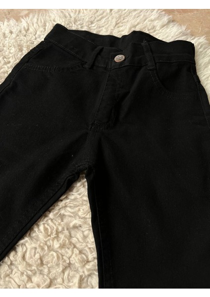 Unisex Çocuk Jean Pantolon Gizli Ayarlanabilir Bel Unisex Kot Pantolon fırsatları