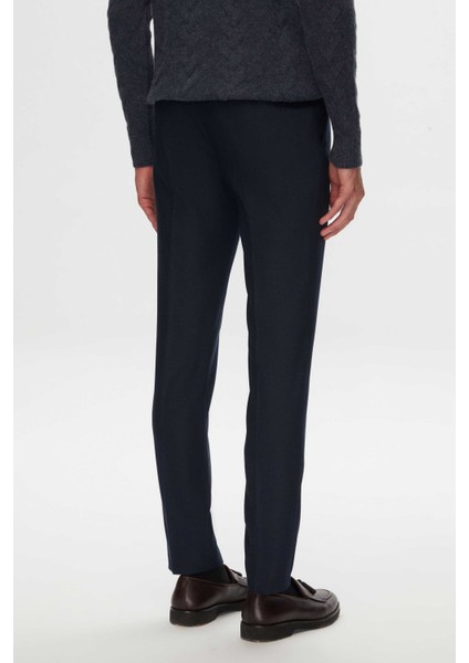 Lacivert Gabardin Kumaş Pantolon