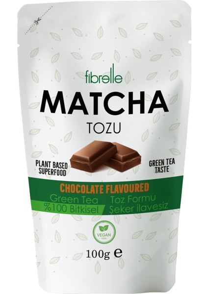 Matcha Çikolata Aromalı 100G