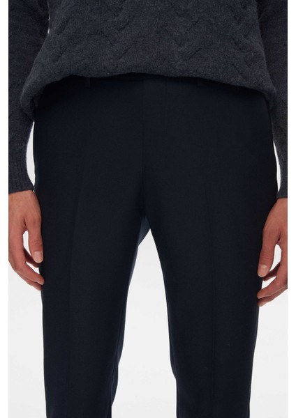 Lacivert Gabardin Kumaş Pantolon modelleri