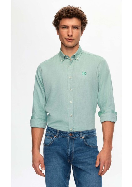 Ds Damat Slim Fit Lacivert Denim Denim Pantolon