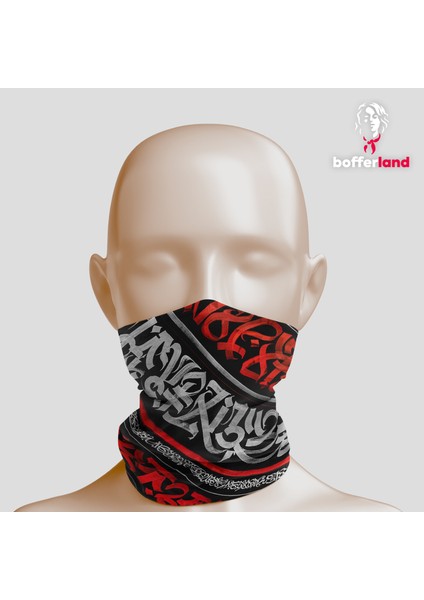 Çift Çizgi Buff Maske