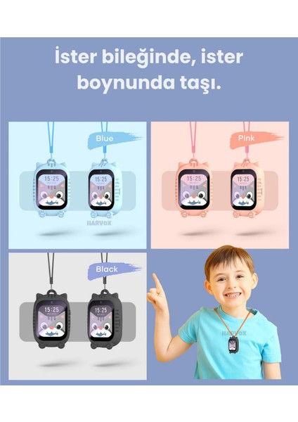Hx Kids 4g Max Akıllı Çocuk Saati - Görüntülü Görüşme - 4g - Haritadan Konum Takip - Btk Kayıtlı Akıllı Saat Çocuk Saati indirimleri