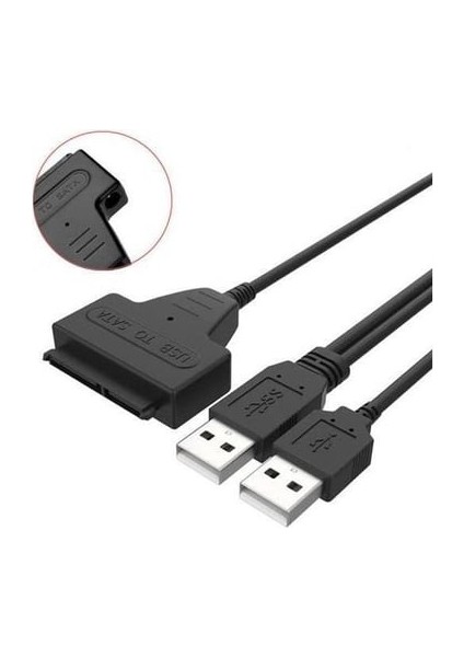 USB 2.0 2.5 3.5 Inç Sata SSD HDD Hard Disk Dc Güç Çevirici Dönüştürücü Adaptör modelleri