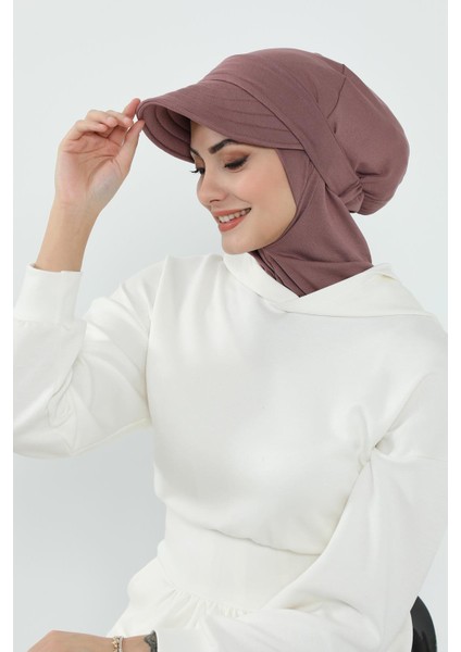 Çıkarılabilir Siperlikli Bone,türban,b-82