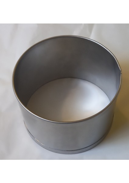 Yuvarlak Çember Kek Kalıbı Çap 12CM Derinlik 8cm 304 Paslanmaz Krom Çelik