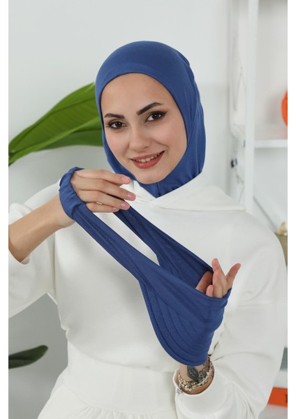 Çıkarılabilir Siperlikli Bone,türban,b-82