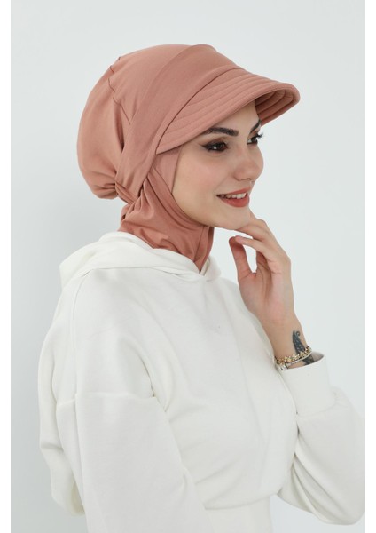 Çıkarılabilir Siperlikli Bone,Türban,B-82