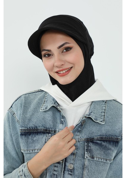 Çıkarılabilir Siperlikli Bone,türban,b-82