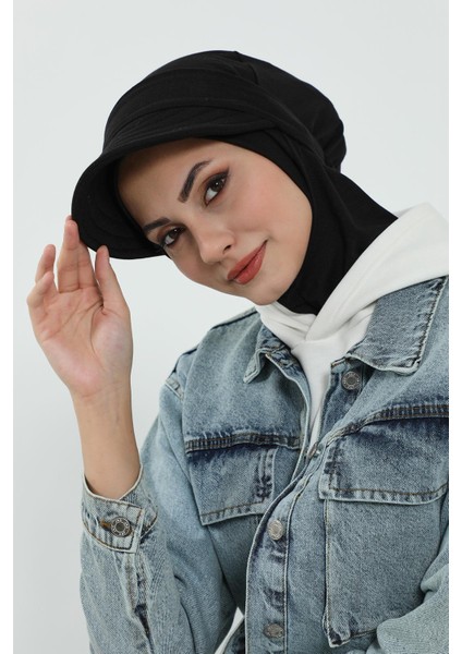 Çıkarılabilir Siperlikli Bone,türban,b-82